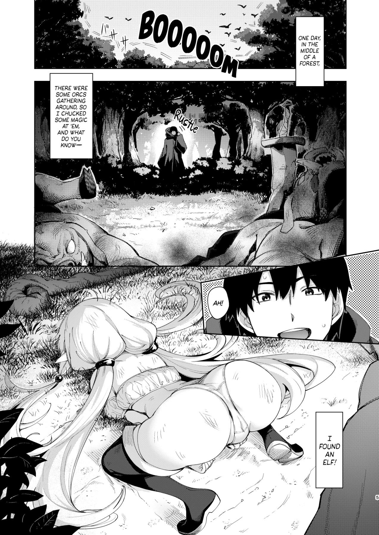 hentai manga I'm in Another World, so I Guess I'll Use Magic to Be Lewd II